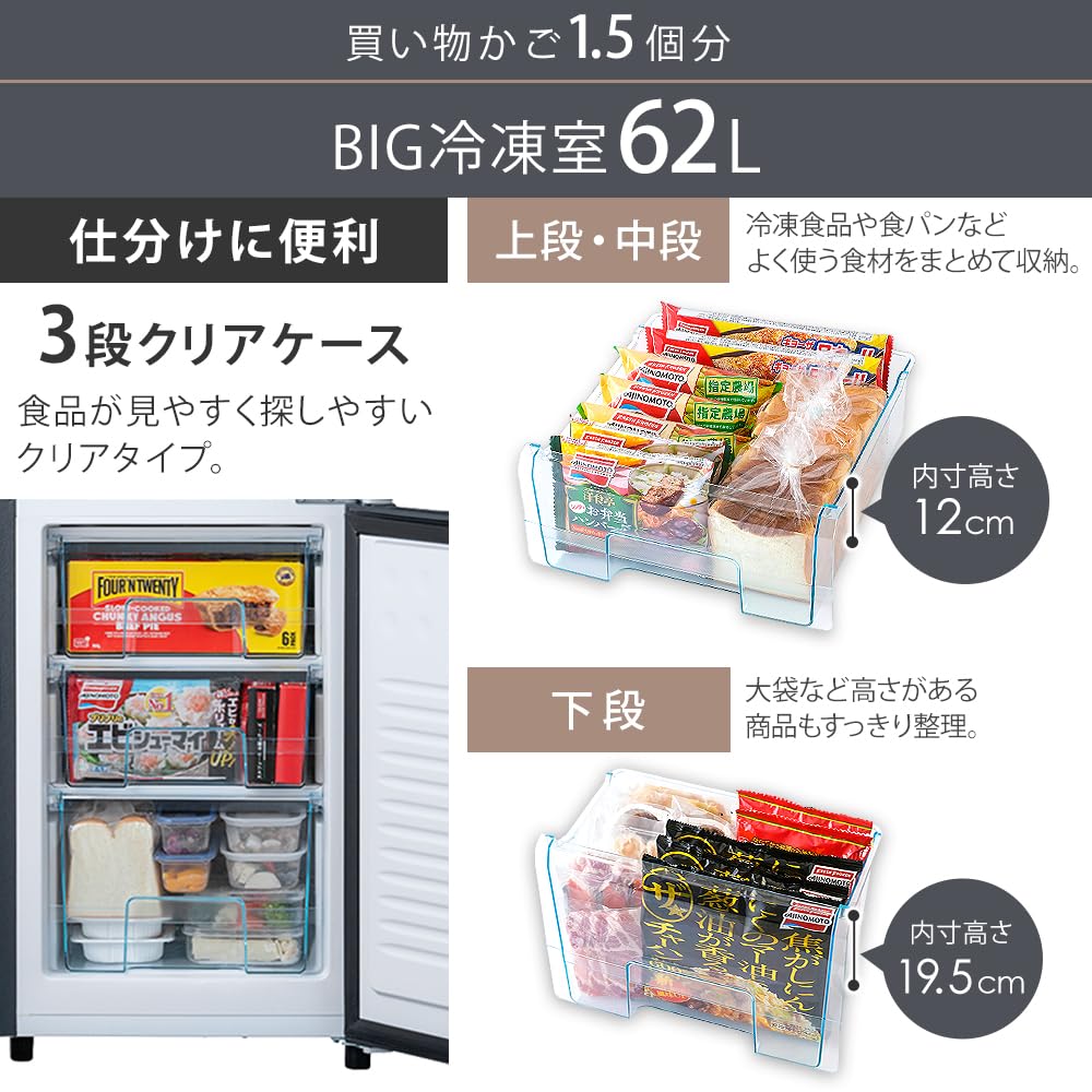 Amazon | アイリスオーヤマ 家電セット 一人暮らし 冷蔵庫 162L 洗濯機 
