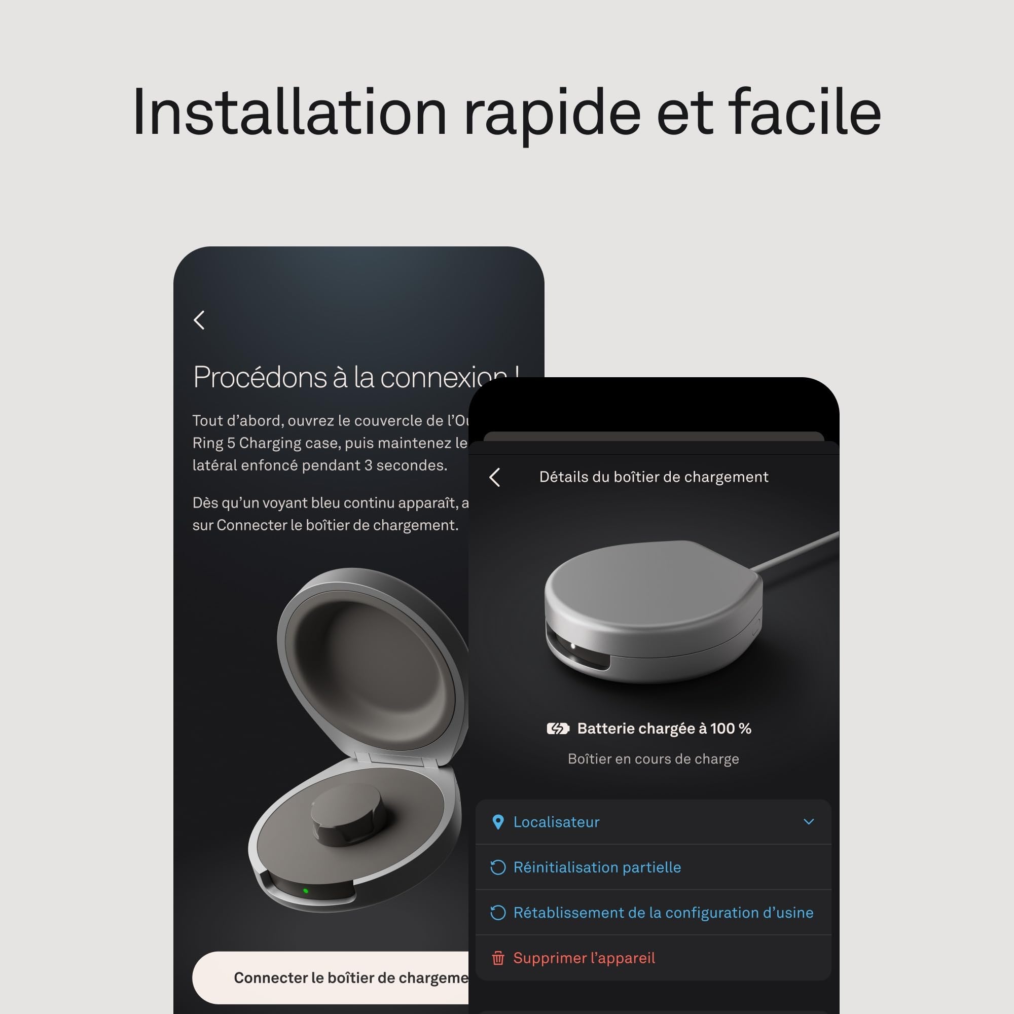 Oura Ring 5 - Chargeur Portable - Taille 10