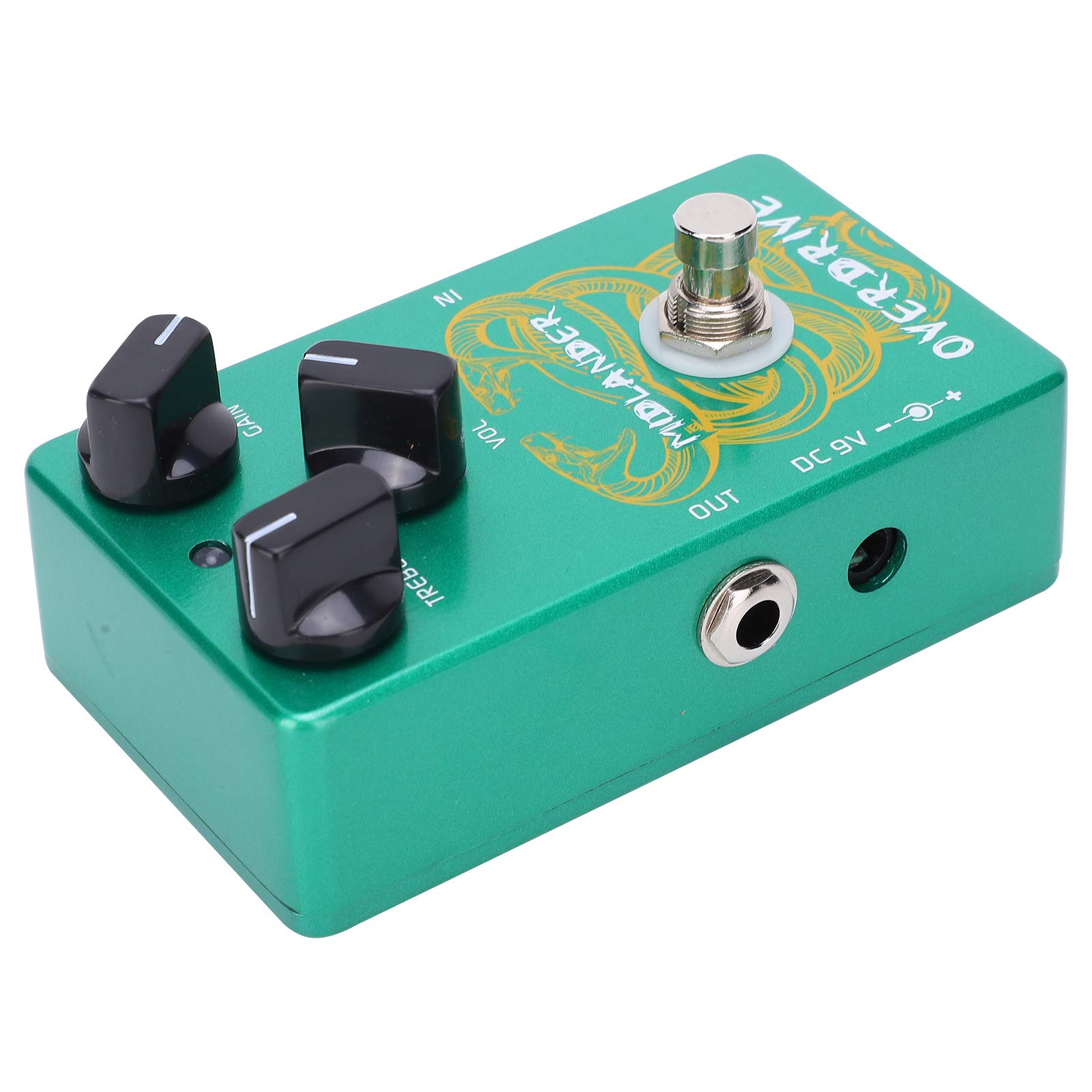Pedał True Bypass Overdrive z Miękkim i Delikatnym Efektem Przeciążenia dla Gitar Elektrycznych, Idealny dla Muzyków