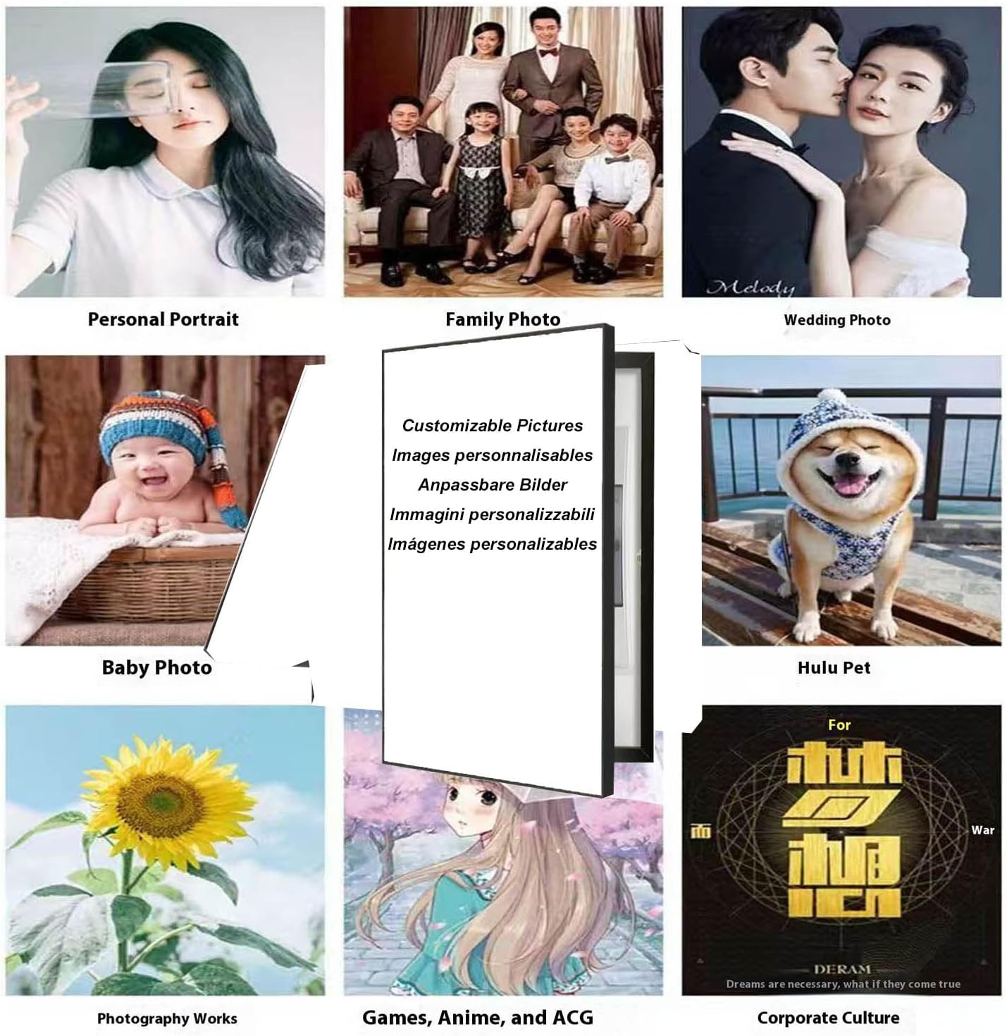 Decorative Electrical Panel Cover - Wall Mounted Fuse & Meter Box Concealment, 45 x 35 cm, Stylish Cabinet Hideaway for Home & Office Decor, Easy Installation