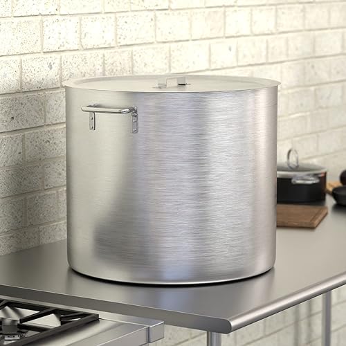 Miniatura 4 de Olla de aluminio de peso estándar de 100 cuartos de galón con tapa