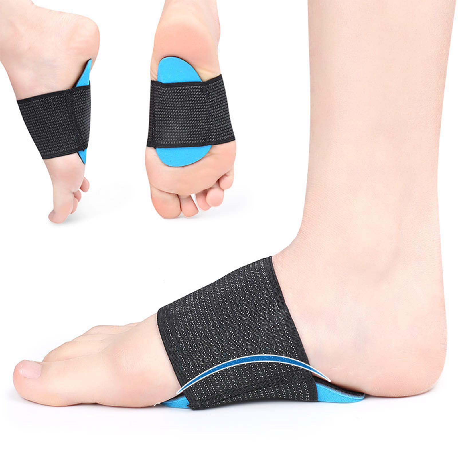 Gozaqe Arch Support for Flat Feet,Foot Care Plantar Arch Support for Men & Women,Arch Support Sleeves Pair for Plantar Fasciitis, Fallen Arches,Effectively Alleviate and Improve Foot Problems-image-4