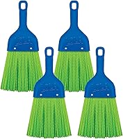 Vista 15 de LOLA Escoba de batir resistente, cepillo de mano, cerdas duraderas, barre la suciedad y los desechos, compacta, agujero para colgar para fácil