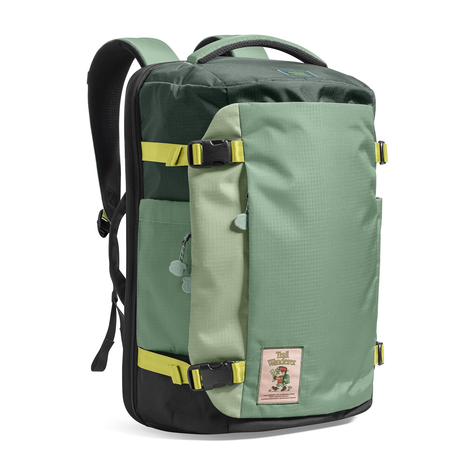 tomtoc Travel Backpack, TSA Carry On/Personal Item Bag Flight Approved | 28/40L Carry on Luggage Backpack for Men Women, PFAS Free, Water-resistant Business Airplanes Rucksack for Travel Essentials