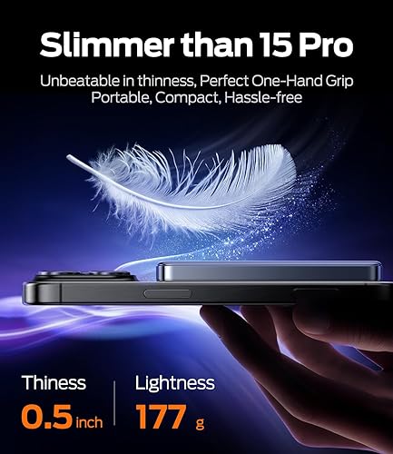 Miniatura 3 de MOVE SPEED Magsafe - Cargador magnético de 0.5 pulgadas y 10,000 mAh, cargador portátil MagSafe para iPhone 17, accesorios de aire, paquete de