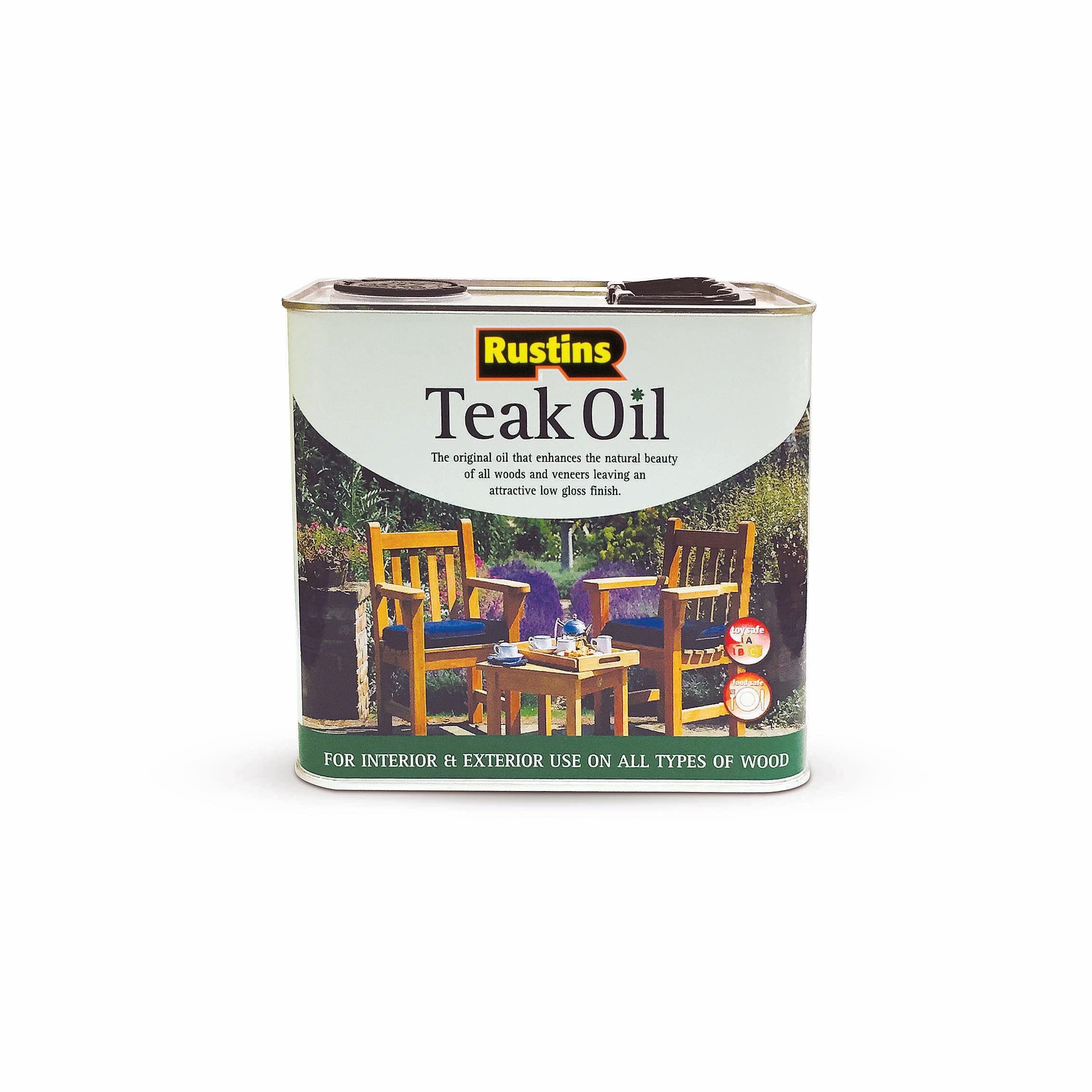 Rustins Teak2500 Teak Oil 2.5 Litre