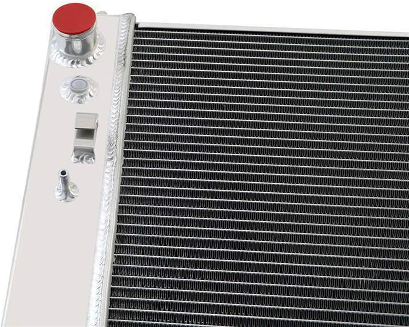 ALLOYWORKS OEM# 2334 All Aluminum Radiator for 1999-2012 Chevrolet GMC Yukon Silverado Suburban 4.8L 5.3L, 3 Row 28" Core