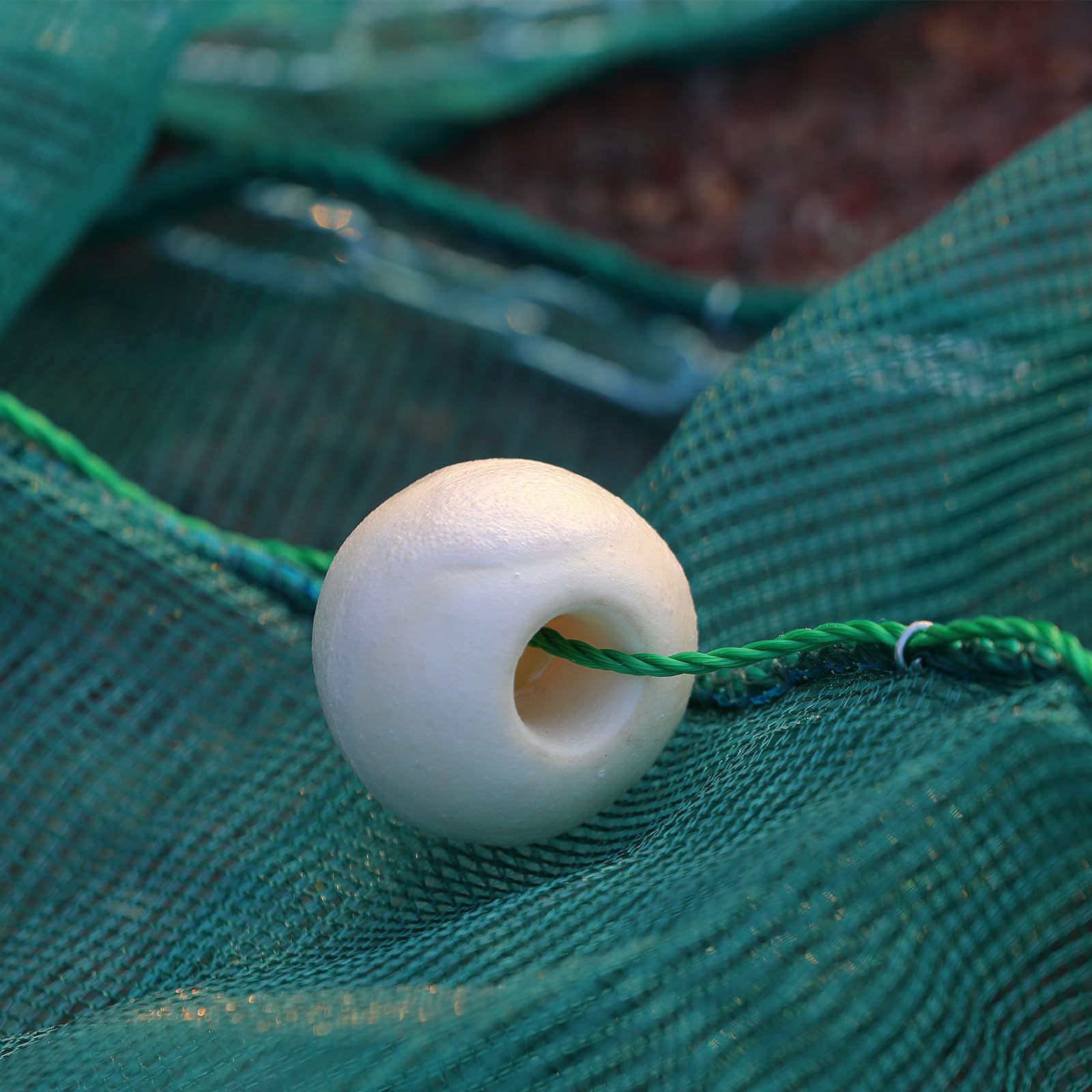 Fischfalle Köderfischreuse Krebsfalle Reusen für Fischfang Faltbare Krabbenfalle mit Schwimmer und Ketten Geeignet für Fischerei, Garnelen, Krabben