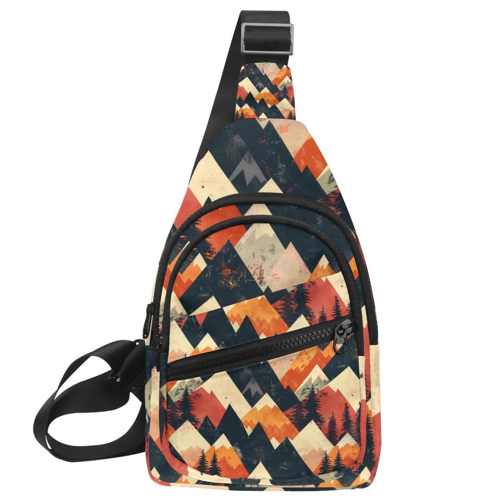 Mochila cruzada con correa ajustable que evita dolores de espalda 7