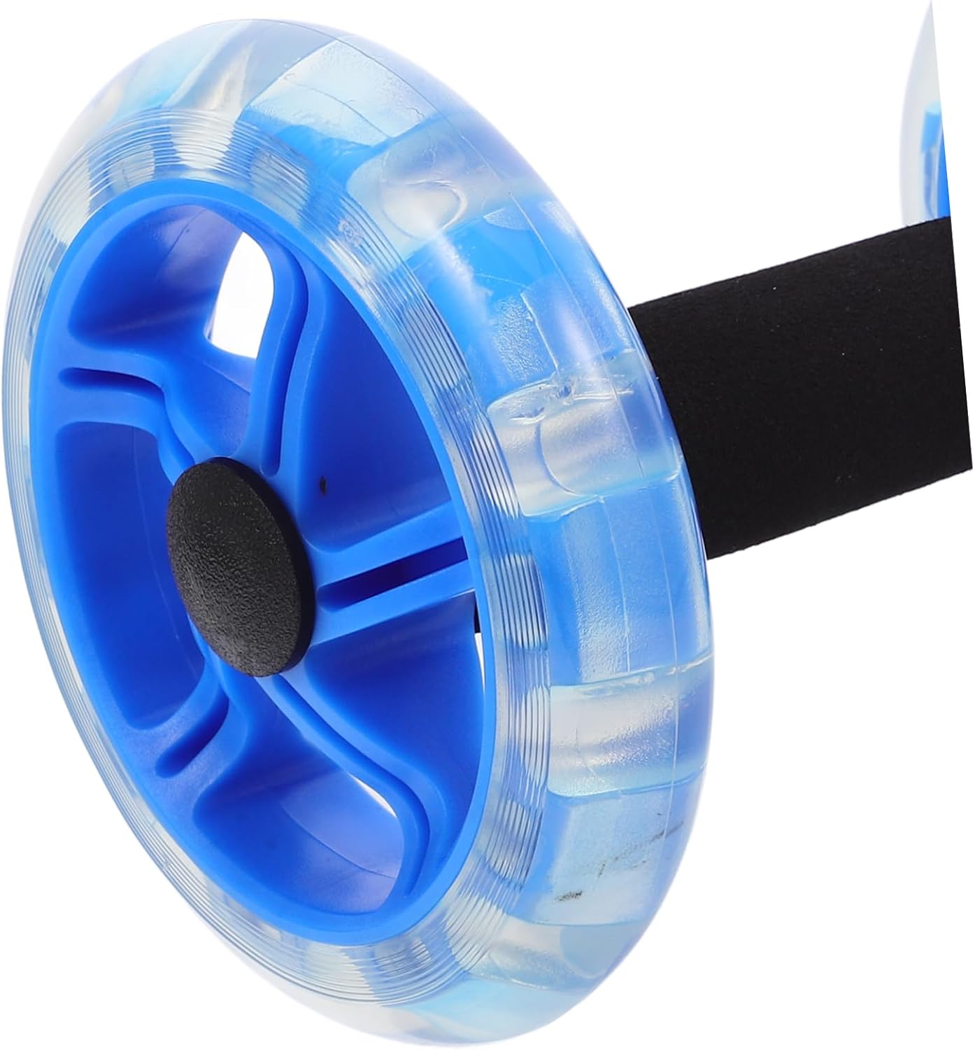 Twin-wheel Fitness Roller for Core Strength Non-slip Handles Durable Design Equipment for Men and Women for Home Workouts