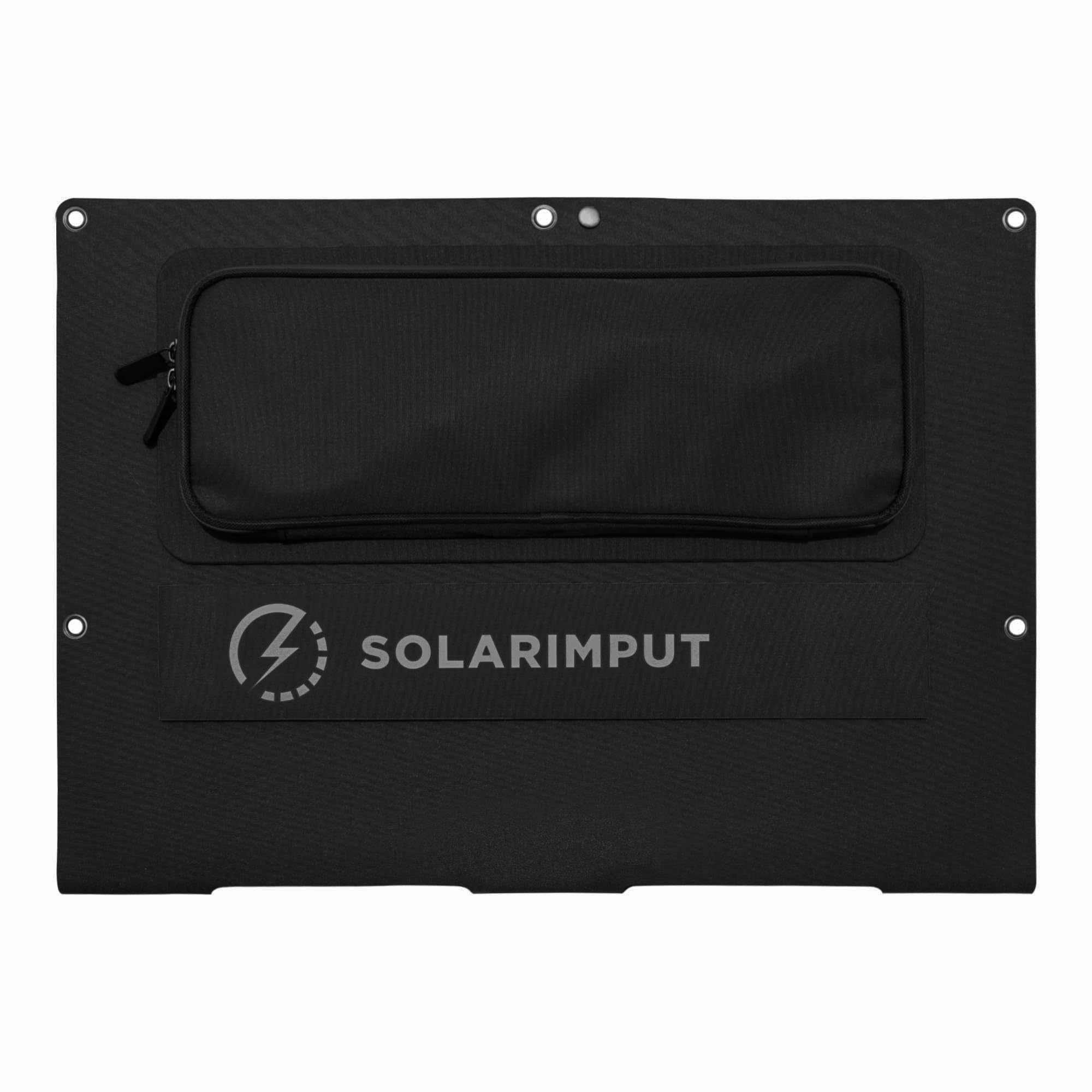 Panel Solar Portátil 24V | 60W/100W/180W - Carga tu estación de energía portátil de cualquier marca como Bluetti, Ecoflow, Jackery/Para casa, caravana, camper, coche, barco, terraza. (60)