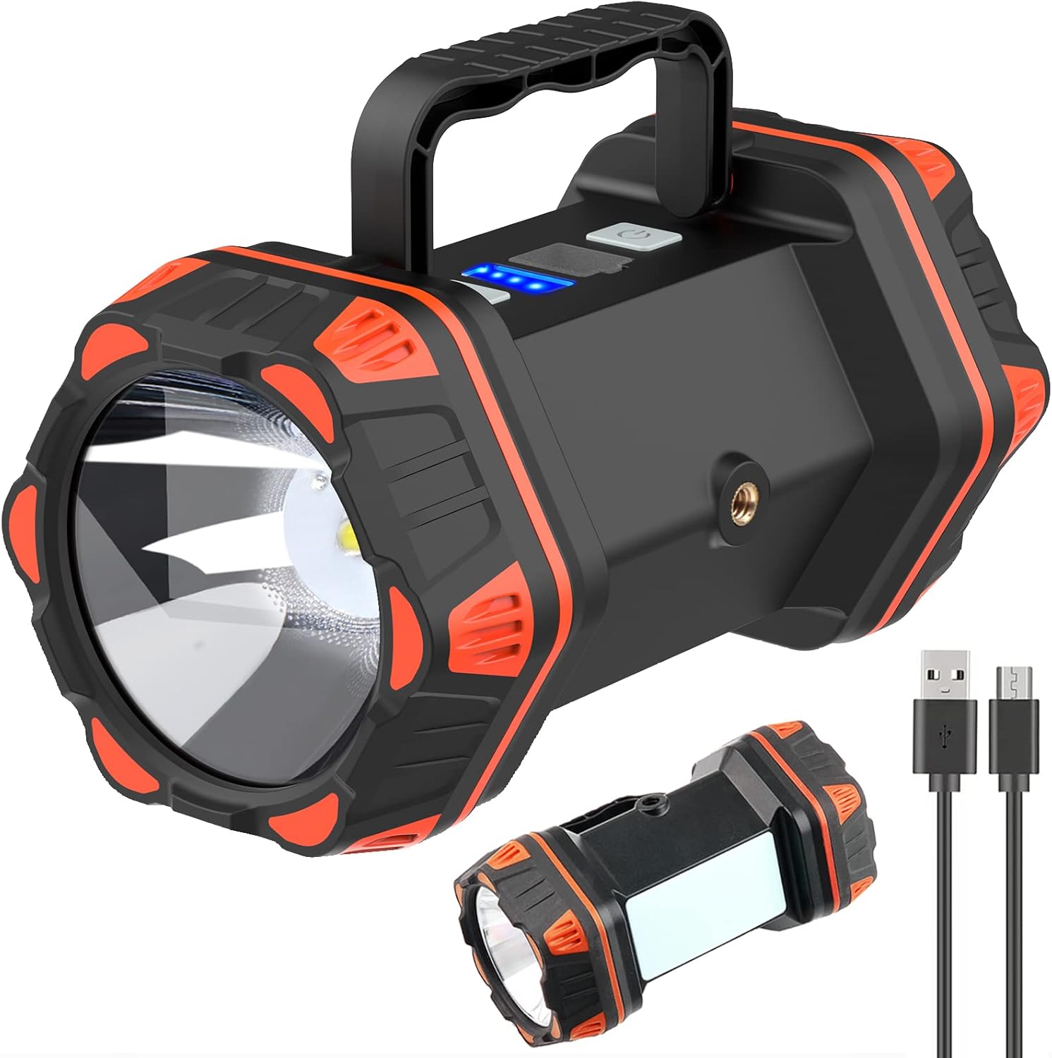 Led Camping Lantern Rechargeable, Camping Lights 1500lm, 8 Light Modes, Emergency Flashlights For Emergencies, Portable Light 12h Standby, Battery Powered Lantern For Power Outages, Hurricane, Hiking. - - 
