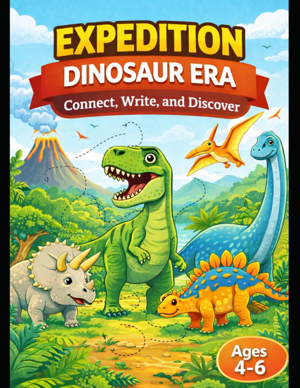 EXPEDITION DINOSAUR ERA: Connect, Write and Discover (EXPEDITION COLLECTION – CONNECT THE DOTS)