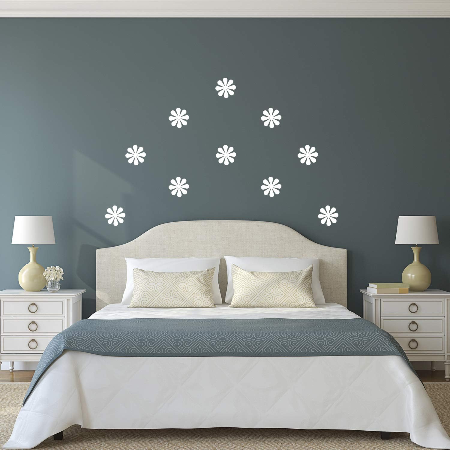 Amazon.com: Set of 10 Vinyl Wall Art Decal - Flowers - 5" x 5" Each ...
