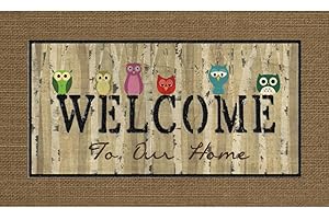 Inviting Owls Welcome Doormat
