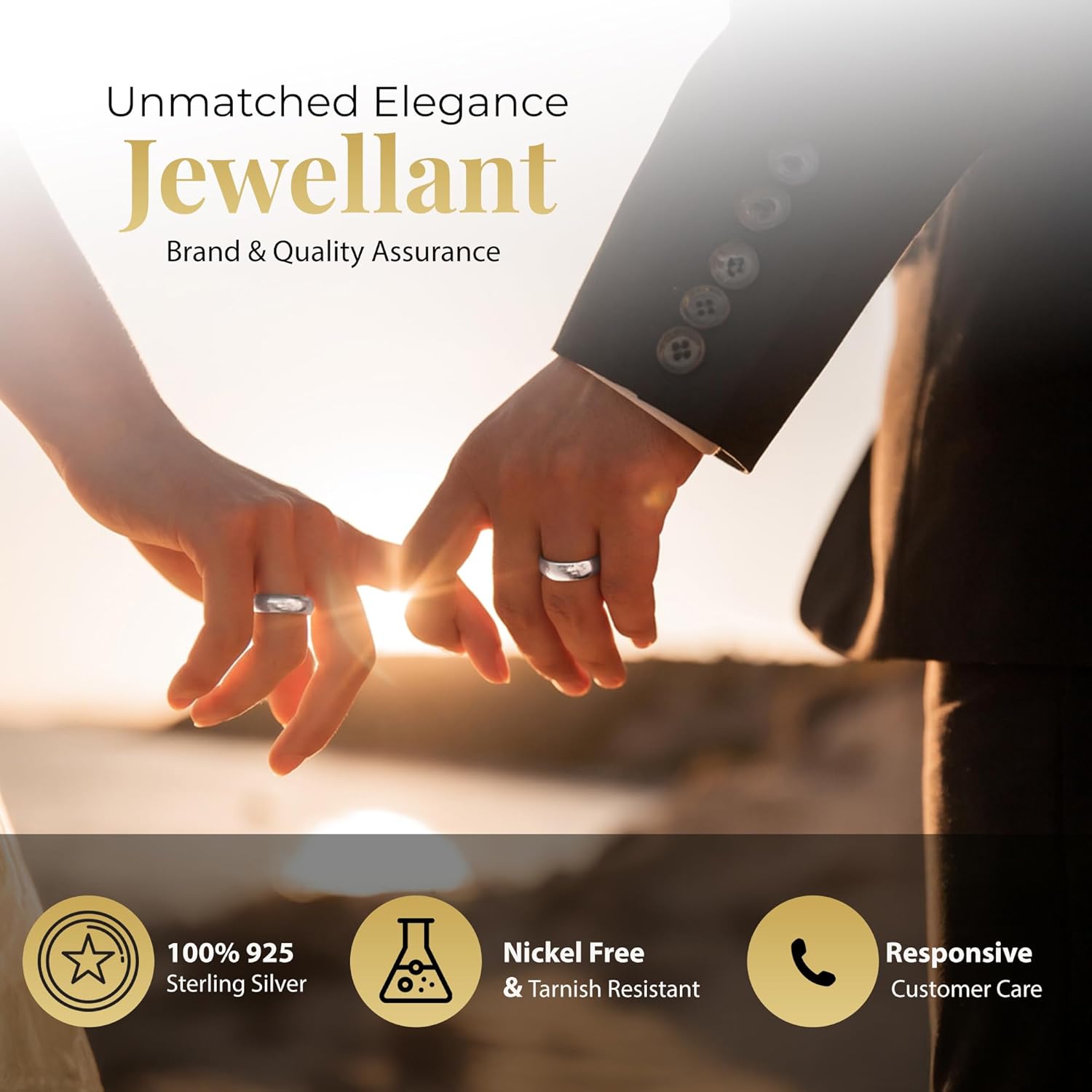 Sterling Silver Heart Bracelet for Women | Rhodium Plated 925 Silver with White CZ Stones | Adjustable Chain Jewelry Gift - Image 7