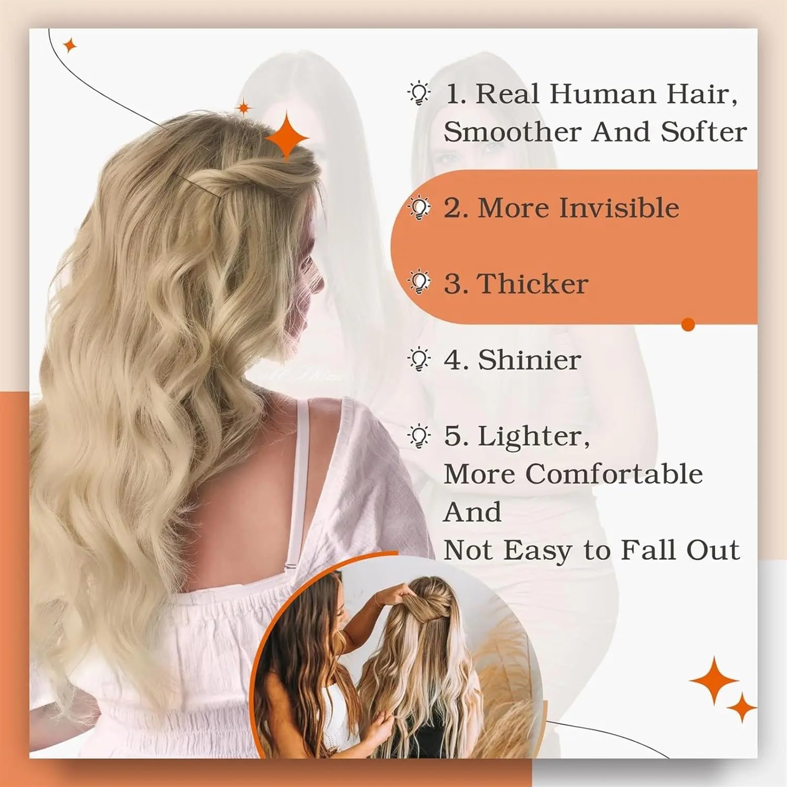 Amazon.com: Tape in Hair Extensions Balayage Tape in Hair 