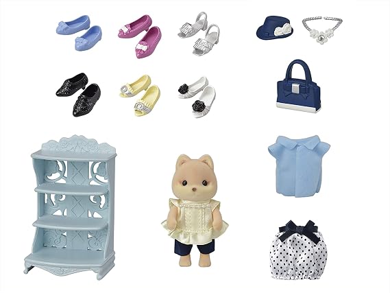 Sylvanian Families City Fashion Outfit Set - Fashion Shoes Collection - TVS-13