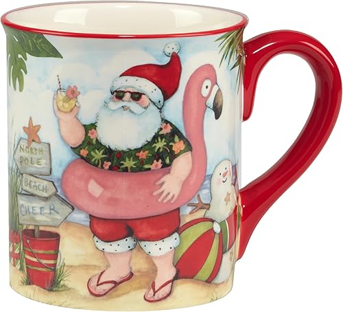 Miniatura 2 de Certified International Santa's Wish - Tazas de 16 onzas, juego de 4 diseños surtidos, multicolor
