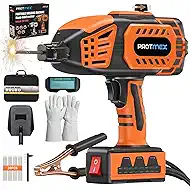 Portable Handheld Welder- 110V Portable Welder Machine IGBT Inverter with 5 Adjustable Currents, ARC Welder Gun Fits 3/32"-1/8" Welding Rods for Home Projects, DIY, Repair(20PCS Rods)
