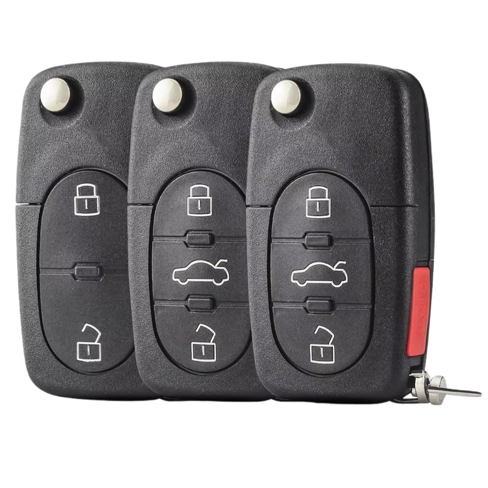 Compatibile Con Per A6 A8 1994 1995 1996 1997 1998 1999 2000 2001 2002 2003 2004 Custodia Protettiva Chiave A Distanza Auto CR1620 CR2032(Model 4)