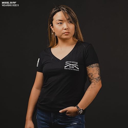 Miniatura 3 de Grunt Style Easy Rider - Camiseta con cuello en V para