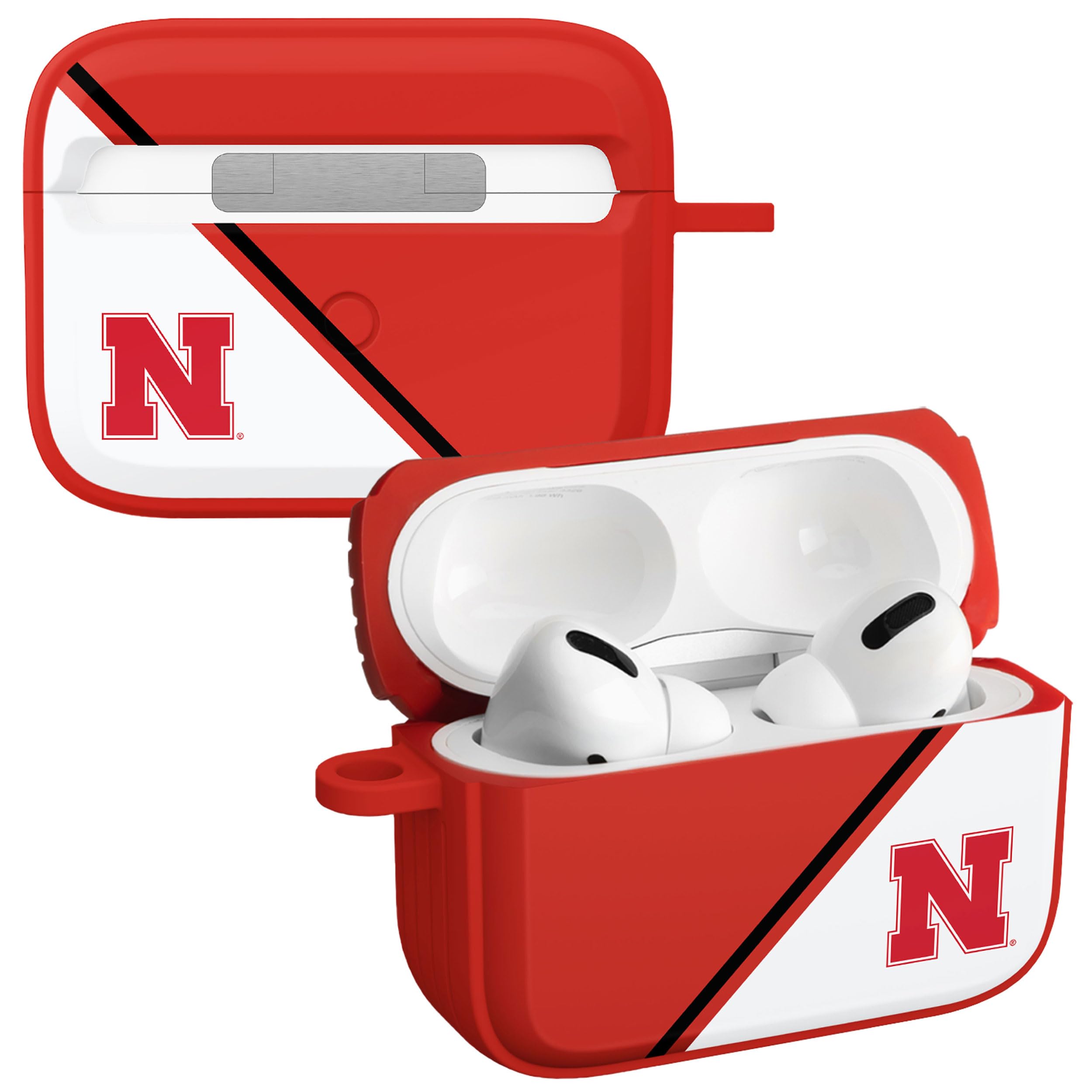 Affinity Bands Nebraska Huskers Champion Series HDX Case Cover Compatible with Apple AirPods Pro