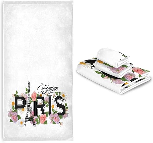 Vista 63 de ALAZA Juego de toallas de baño, toallas de fuego de agua de béisbol, 3 piezas, 1 toalla de baño, 1 toalla de baño, 1 toalla de mano, juego de 3