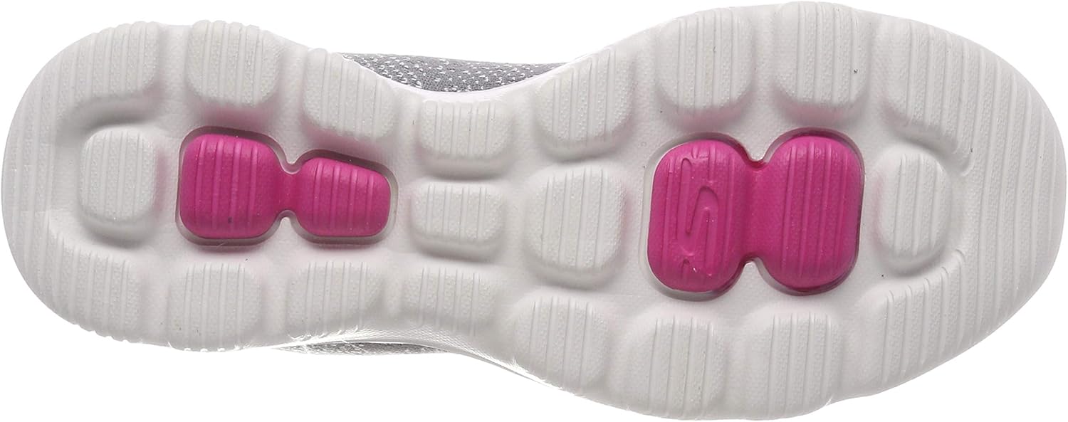 Skechers Womens Go Walk Evolution Ultra Mirable 11 Grey (Grey Pink Gypk)