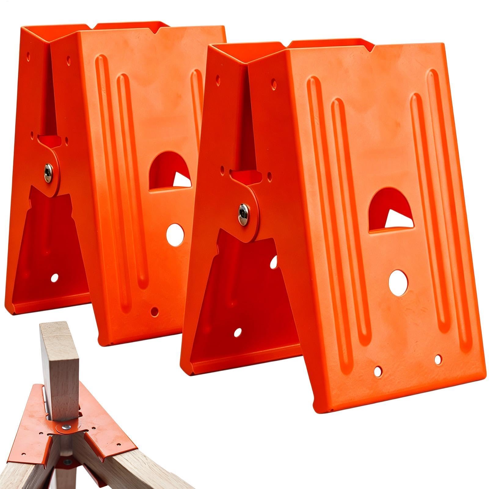 Saw Horses Connectors 2-Pieces Metal Clamping Hardware 400 Lbs