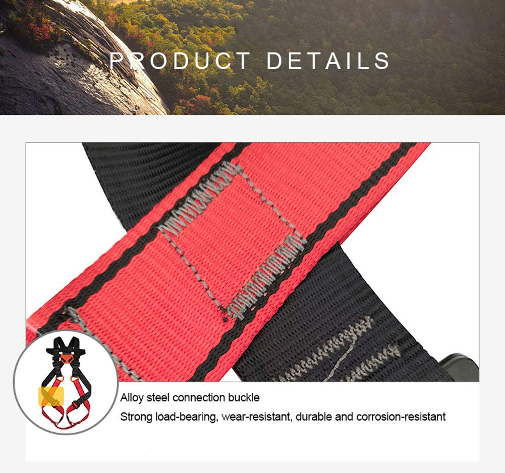 Arnés de Escalada para Niños, Cuerpo Completo Arneses de Seguridad Cómodo y Ajustable para (4-13 Años) Alpinismo Expedición Escalada en Roca, Equipos Anticaídas