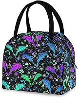 Vista 31 de Bolsa de almuerzo de astrología de bruja para mujeres y hombres, reutilizable, aislada, bolsa de almuerzo para oficina, trabajo, escuela, picnic