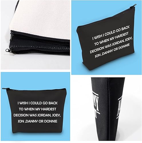 Miniatura 7 de Bolsa de cosméticos inspirada en la novedad I Love New Kids On Black Gift for Women, negro (Kid Black)