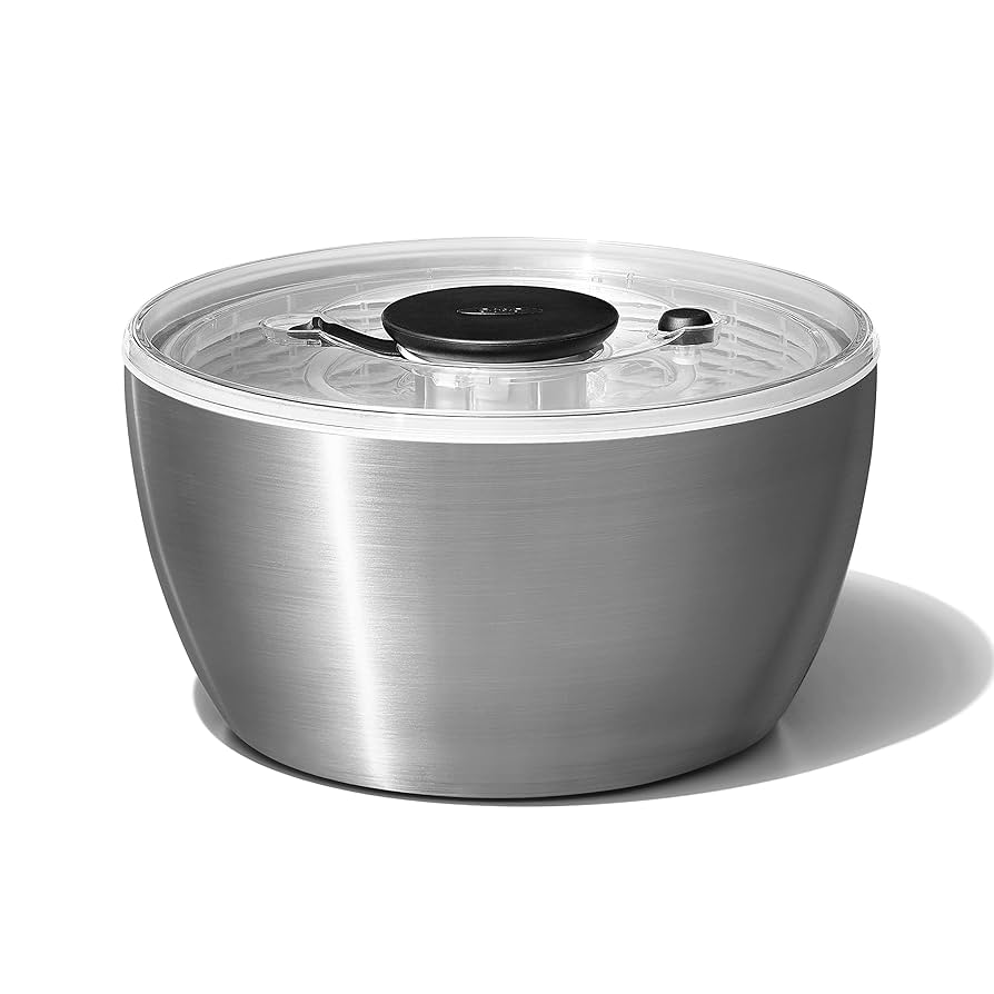 【箱あり】oxo オクソー / STAINLESS SALAD SPINNER Amazon.com: OXO Good Grips Stainless Steel Salad Spinner