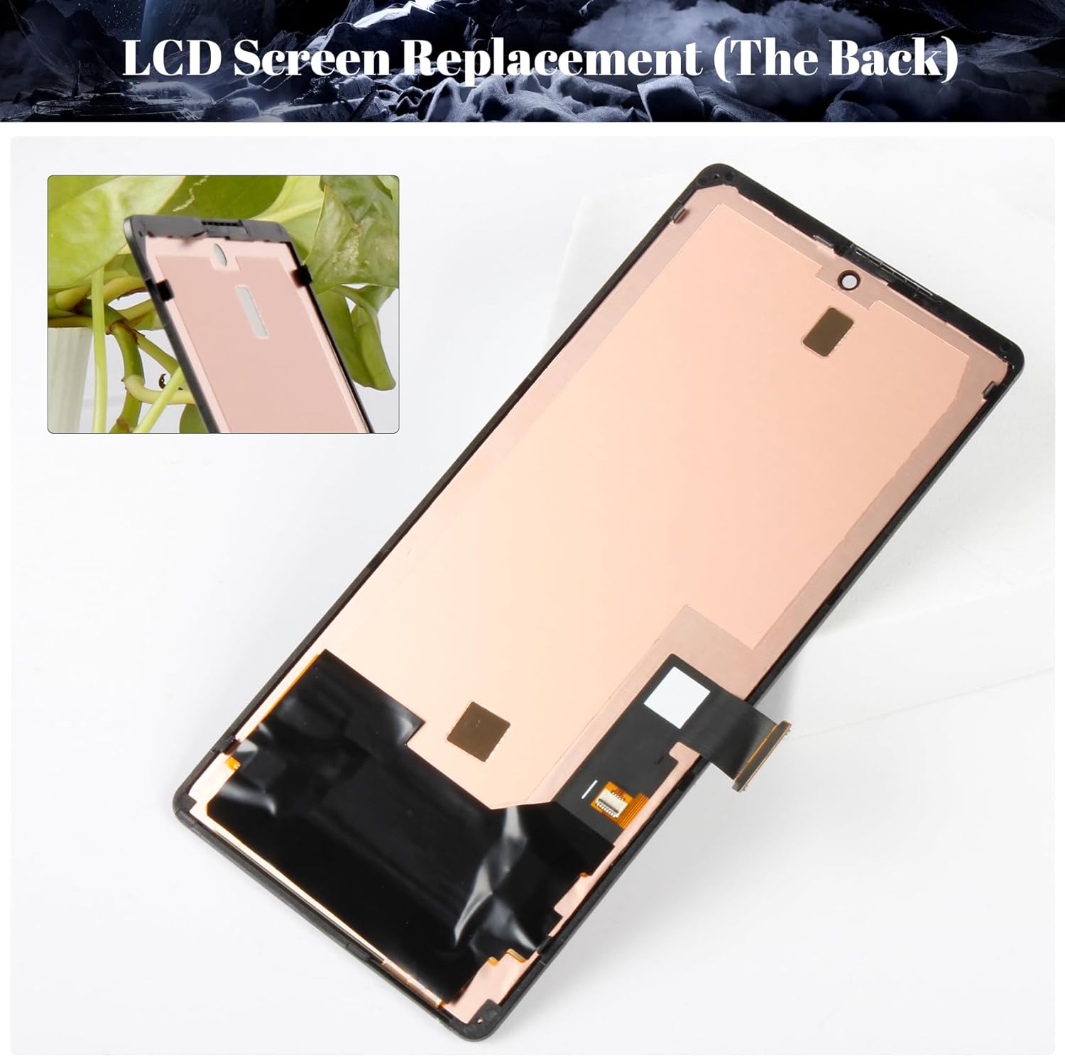 OLED for Google Pixel 6 Screen Replacement for Google Pixel 6 LCD Digitizer for Google Pixel 6 Touch Screen Display Assembly Repair Kits with Frame GB7N6 G9S9B16 (with Fingerprint, Not Original)