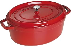 STAUB 7-Qt Cast Iron Dutch Oven, Made in France