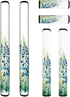 Vista 16 de Juego de 6 fundas para manijas de puerta de refrigerador, protector antideslizante para refrigerador, horno, lavavajillas, mantiene