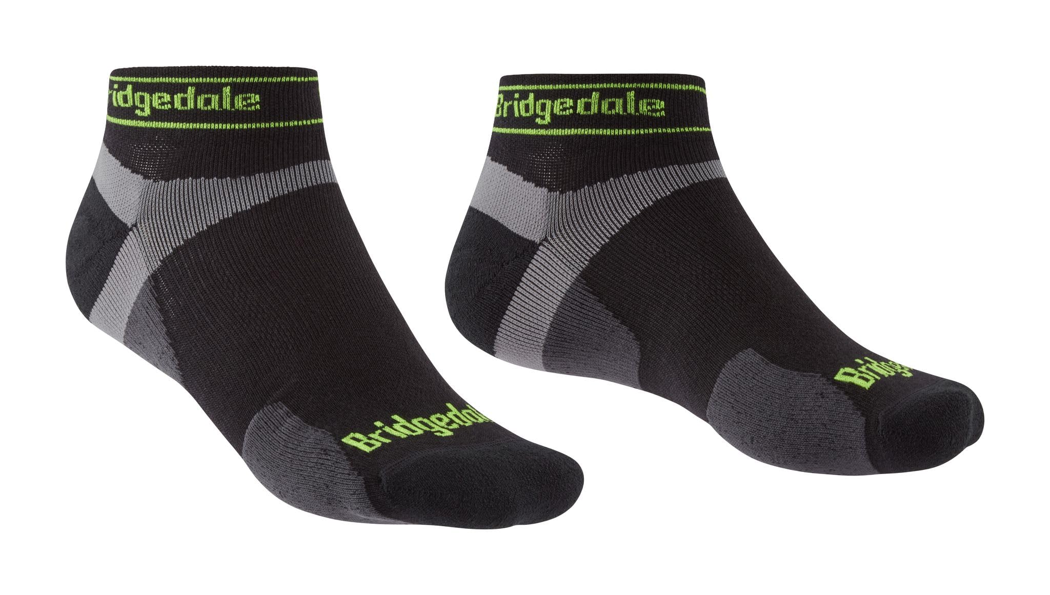 Bridgedale TRAIL RUN Ultralight T2 Merino Sport Low-Men's- Medium-Black