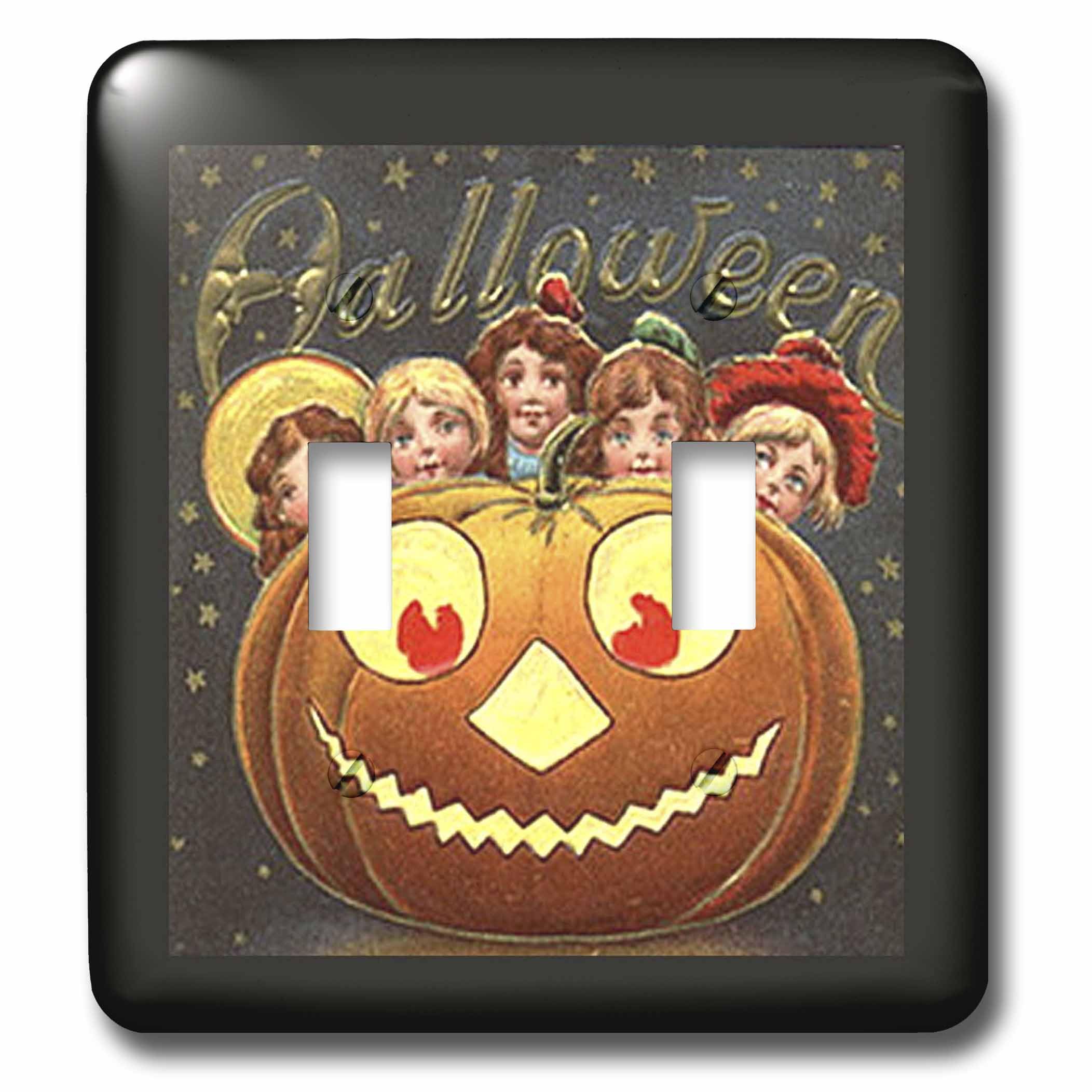 Interruptor de palanca doble para decoración salón retro Vintage Halloween 3dRose