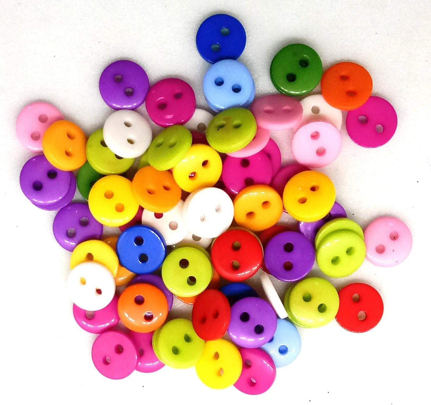 Aadya Crafts Plastic Buttons (Assorted)