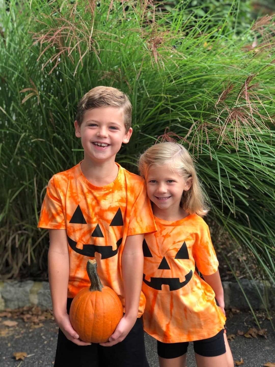 Halloween Shirts for Boys Girls Kids Lantern Pumpkin Shirt Tshirt