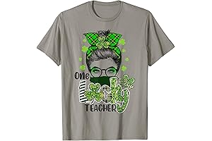Shamrock One Lucky Teacher T-Shirt: Unleash Your Inner Luck on St. Patrick's Day