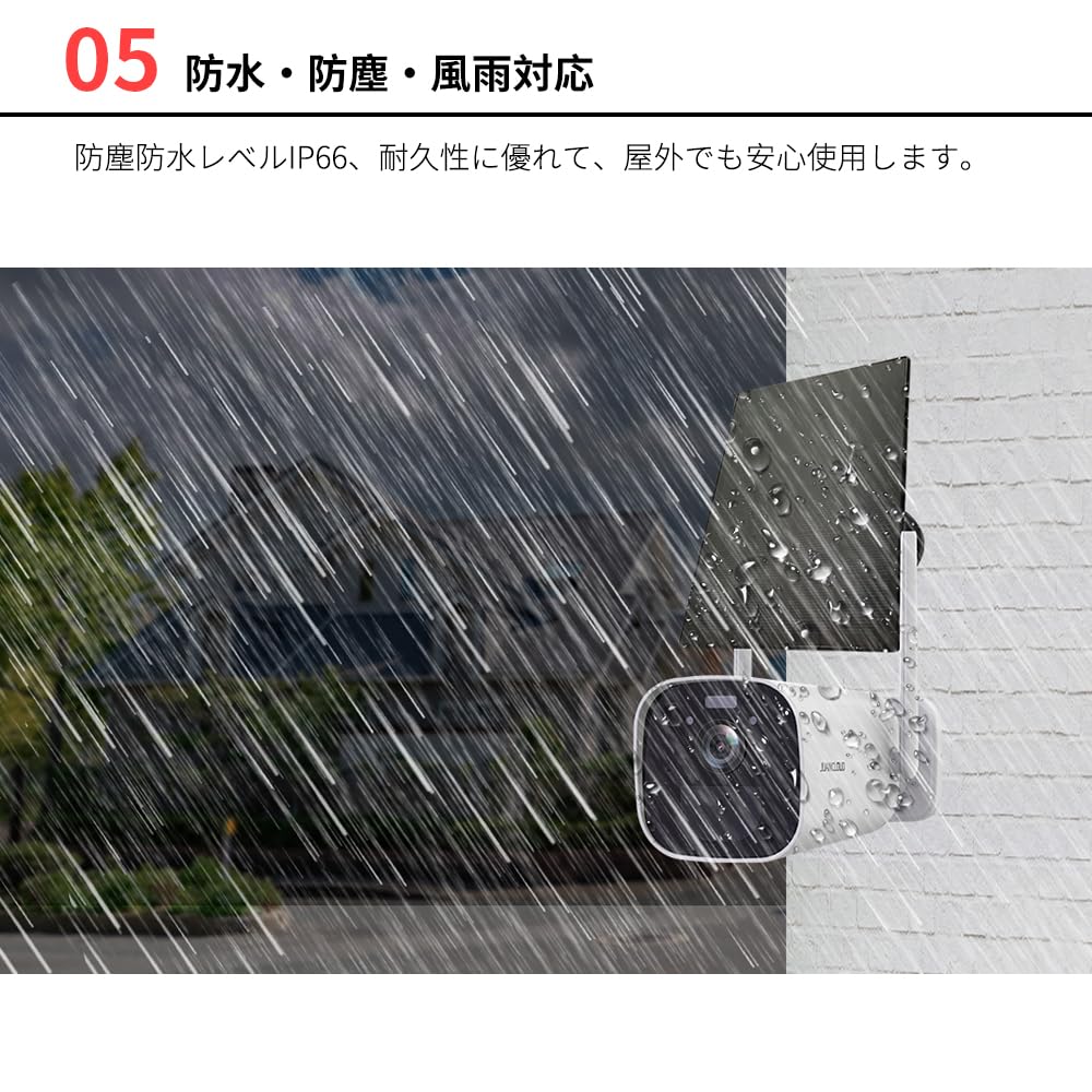 Amazon.co.jp: ジュアンクラウド(Juancloud) バッテリーIPカメラ+