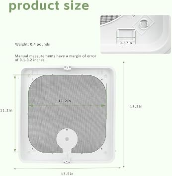 BVC0573-31 Roof Vent Frame Screen | Compatible With Ventline Ventadome Roof Vent V2092 V2094 V2110 V2119 V2310 V2392 1-Year Qa