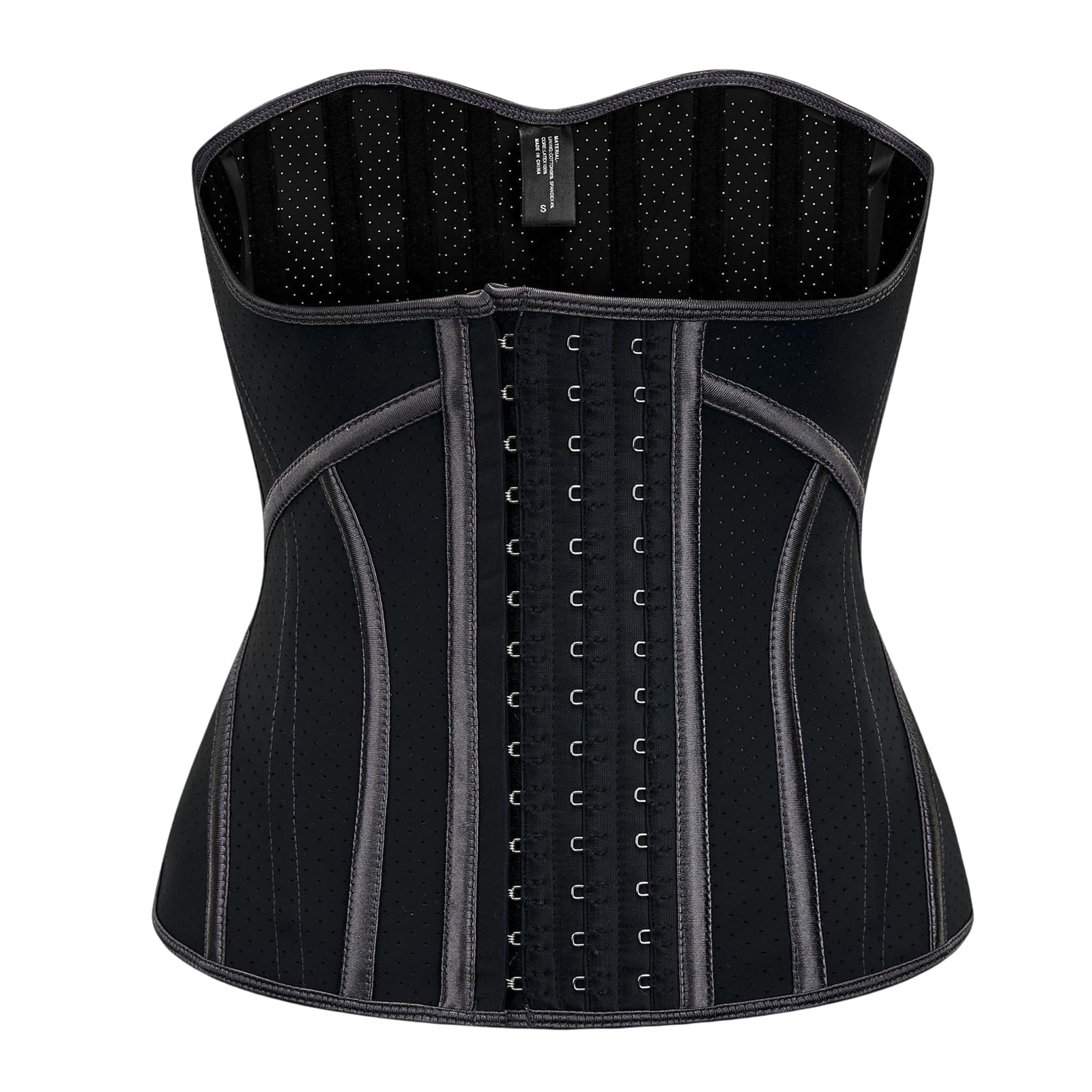 Corsetto Donna Cintura Modellante per Il Corpo da Donna, Corsetto di Controllo della Pancia, Busto Corto, Cintura in Lattice-Blu-s