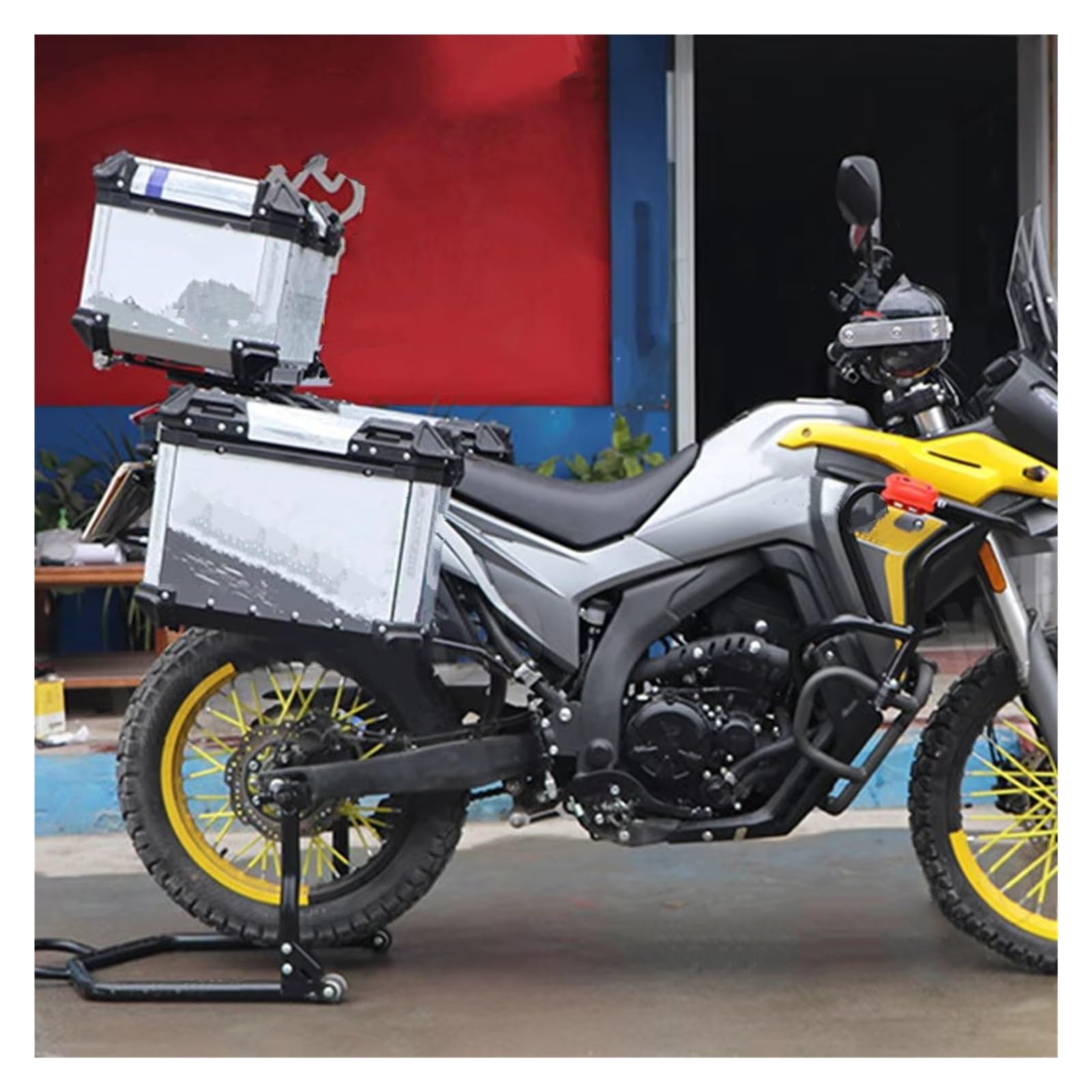 Soporte Carga Estante Moto Portaequipajes Lateral para Equipaje Modificación De Motocicletas | Para VOGE 300GY bastidores suministros transporte viaje soporte materiales aluminio para aviones alta resistencia