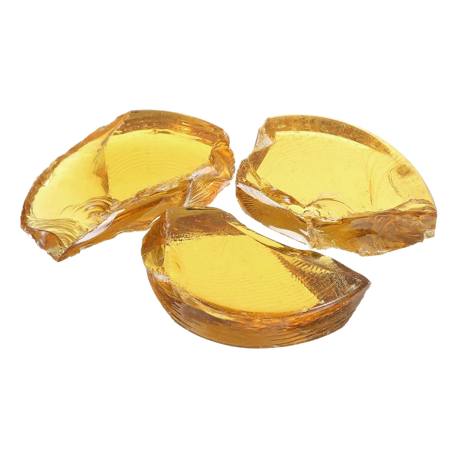 Cristal triturado ámbar, relleno de jarrón de vidrio y pecera 5-8mm