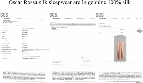 Miniatura 3 de OSCAR ROSSA Conjunto de pijama de seda de lujo para hombre, 100% seda de morera