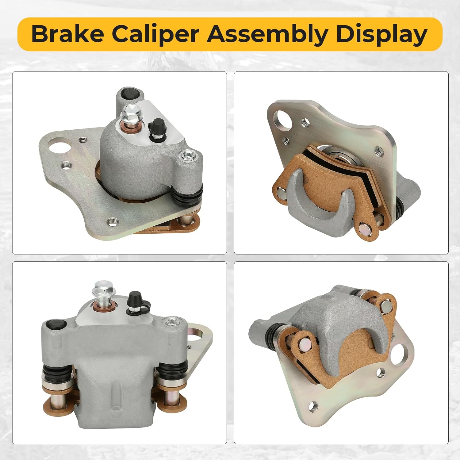 M MATI Front Left Right Brake Caliper Assembly for Polaris Ranger 800 Midsize/400/500/700/TM Sportsman 570 X2/6X6 2015-2020 1911616 1911617