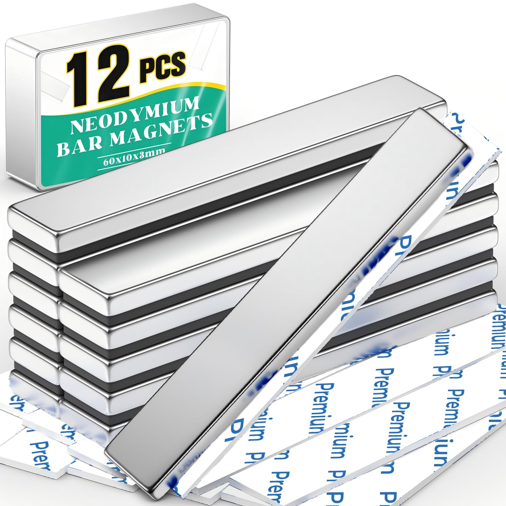 20 Pcs Neodymium Bar Magnets, 60x10x5mm Neodymium Magnet Bar — Amazon image 9